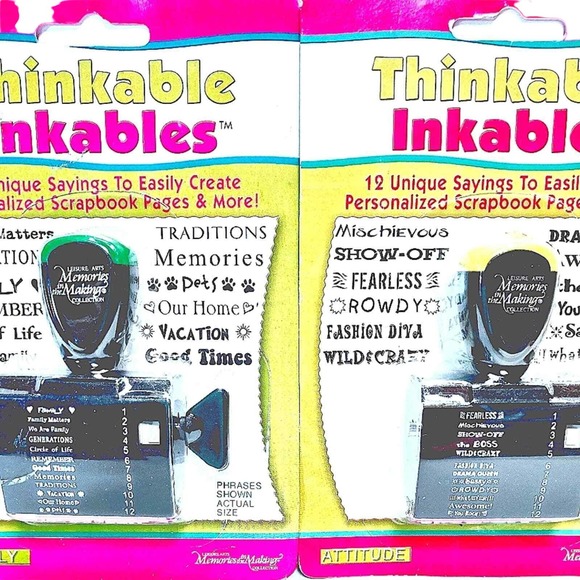 Thinkable Inkables Stampers tools for Scrapbooking and Crafting - Picture 3 of 3